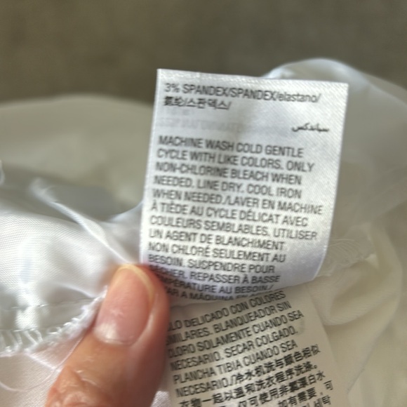 White shorts, INC, sized 14, gently worn - Picture 6 of 6